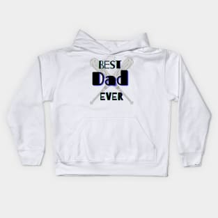 Best Dad Ever Baseball Bats Graphic Design Kids Hoodie